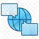 Discussion Network Global Icon