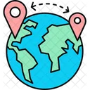 Global distance  Icon