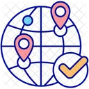 Global distribution  Icon