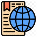 Worldwide Document Email Icon