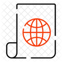 Global Paper Global Document Global Doc Icon