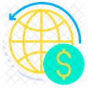 Globaler Dollar Symbol