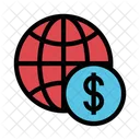 Global Earning Dollar Icon