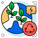 Global Eco Global Ecology Global Leaf Icon