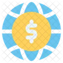 Global Economy Dollar World Financial Icon