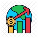 Global Economy Filled Line Icono
