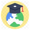 Global Education Global Learning Distance Learning Icon
