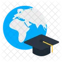 Global Education Global Learning Global Diploma Icon