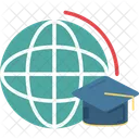 Global Education Global Course Global Degree Icon