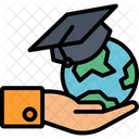 Global Education Global Learning Global Knowledge Icon