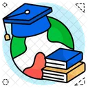 Global Education International Education Foreign Education Worldwide Education Icon