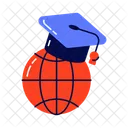 Global Education Education Online Education Icon