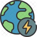 Global Energy Global Power Worldwide Icon