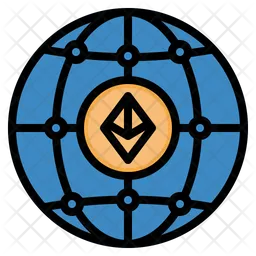 Globales Ethereum  Symbol