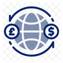 Global exchange money  Icon
