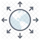 Global Expansion Worldwide Expansion Geographic Expansion Icon