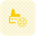 Global Factory Industry Factory Icon
