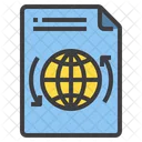 파일세계교환 글로벌파일 국제파일 아이콘