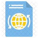 File World Exchange Global File International File Icon