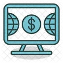 Global Finance Computer Global Currency Icon