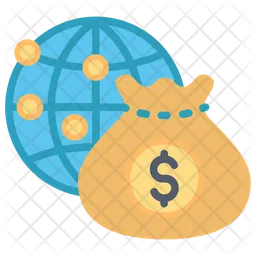 Global Finance Sack  Icon