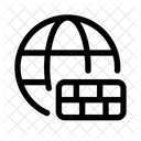 Global Firewall Network Icon