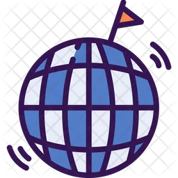 Global Flag  Icon