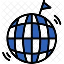 Global Flag Global Business International Icon