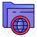 Global Folder Globe Global Icon