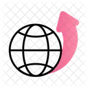 Global Growth Growth Globe Icon