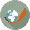Global Growth Market Icon