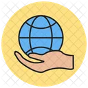Global Hand Icon