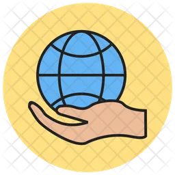 Global Hand  Icon