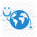 Global Health Globe World Icône