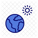 Global Heat Hot Temperature Environment Icon