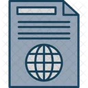 Global Business File Icon