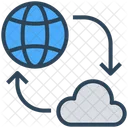 Cloud Computing Global Icon