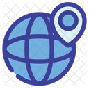 Global Map World Icon