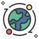 Global Earth Satellite Icon