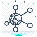 Global Network Communication Icon