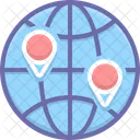 Global Business Location Icon