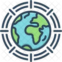 Global Mundial Internacional Icono