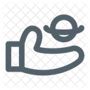 Global Globe Grid Icon