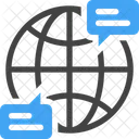 Global Communication Development Icon