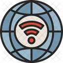 Global Internet Of Things Worldwide Icon