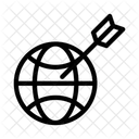 Global International Arrow Icon