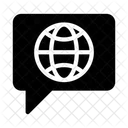 Global Chat Communication Icon