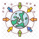Global Connection Worldwide Icon