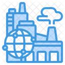 Industrial Factory Plant Icon
