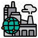 Global Industry Industrial Factory Icon